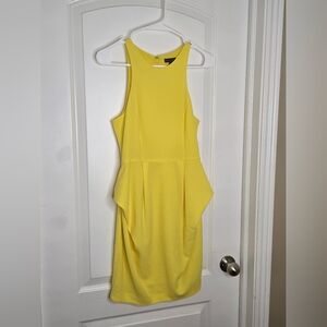 56. SHEIKE | Structured Yellow Sleeveless Dress – Size 6